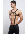 Erkek Göğüs Harness, Erkek Deri Pantolon Askısı, Erkek Clubwear - Brfm23