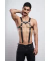 Erkek Göğüs Harness, Erkek Deri Pantolon Askısı, Erkek Clubwear - Brfm23