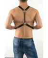 Erkek Göğüs Harness - Sexy Erkek Harness - Erkek Deri Aksesuar - Brfm27