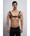 Erkek Gömlek Kemeri, Zincirli Göğüs Harness, Partywear, Clubwear - Brfm109