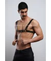 Erkek Gömlek Kemeri, Zincirli Göğüs Harness, Partywear, Clubwear - Brfm109