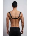 Erkek Gömlek Kemeri, Zincirli Göğüs Harness, Partywear, Clubwear - Brfm109