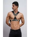 Erkek Harness, Göğüs Harness, Deri Harness, Clubwear, Partyear - Brfm120