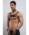 Gay Fantazi Giyim, Erkek Partywear, Tecnowear, Erkek Göğüs Harness- Brfm55