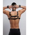 Gay Fantazi Giyim, Erkek Partywear, Tecnowear, Erkek Göğüs Harness- Brfm55