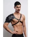 Gladyatör Harness, Tek Omuz Deri Harness, Cosplay Kostüm, Savaşçı Kostüm - Brfm154