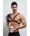 Gladyatör Harness, Tek Omuz Deri Harness, Cosplay Kostüm, Savaşçı Kostüm - Brfm154