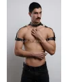 Kol - Boyun - Ve Omuz Detaylı Şık Erkek Harness, Erkek Partywear - Brfm90