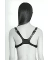 Kurukafa Tasarımlı Giysi Üzeri Giyilebilir Fantazi Seksi Deri Body Harness - Brf1153