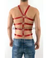 Seksi Erkek Body Harness, Deri Erkek Body Harness - Brfm54