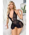 Siyah Fantezi Bodysuit Jesica Bella E-0031