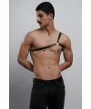 Tek Omuz Erkek Deri Harness - Dansçı Deri Giyim - Erkek Dansçı Ürünleri -  Brfm3