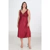 2li Bordo Sabahlık Takımı Bigsize 6229