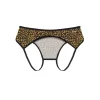 Ağı Arası Açık Leopar Desenli Fantazi Külot