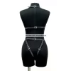 Ağı Bölgesi Açık Deri Fantezi Giyim, Deri Deri Body Harness - Brf790