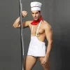 Beyaz Önlüklü Fantezi Erkek Kostüm