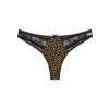 Büyük Beden Leopar Desenli Fantazi G String Bato Külot