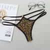 Büyük Beden Leopar Desenli Fantazi String Bato Külot