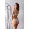 Çiçekli Sütyen Ve Slip Külot Takım  Ekru (32061)