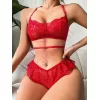 Dantel Çekici Bel Detaylı Fantazi Sütyen Külot Takım