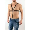 Deri Erkek  Fantazi Giyim - Gay Deri İç Giyim - Erotik Erkek  İç Giyim - Brfm12
