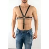 Deri Erkek  Fantazi Giyim - Gay Deri İç Giyim - Erotik Erkek  İç Giyim - Brfm12