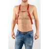 Deri Erkek  Harness Pantolon Aksesuar, Göğüs Erkek  Harness - Brfm27