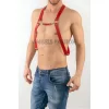Deri Erkek  Harness Pantolon Aksesuar, Göğüs Erkek  Harness - Brfm27