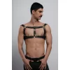 Erkek  Parti Aksesuar, Clubwear, Deri Göğüs Harness, Erkek  Fantezi Giyim - Brfm116