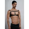 Erkek  Parti Aksesuar, Clubwear, Deri Göğüs Harness, Erkek  Fantezi Giyim - Brfm116