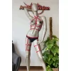 Fantazi Deri Jartiyer Ve Göğüs Harness Takım - Brf272