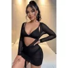 Fantazi Sütyenli Mini Çekici Gecelik