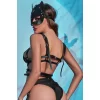 Fantezi Kedi Maskeli Harness Set
