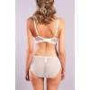 Gilda Big Size Plunge Bra, Ekru Konforlu Ve Şık Sütyen