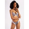 Goldy Heavy Push Up Bra, Gri Leopar Konforlu Ve Şık Sütyen