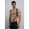 Gömlek Üzeri Erkek  Harness Aksesuar, Omuz Detaylı Deri Harness - Brfm135
