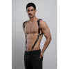 Gömlek Üzeri Erkek  Harness Aksesuar, Omuz Detaylı Deri Harness - Brfm135