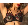 Grace Wıre Lace Bra, Siyah Dantelli Konforlu Ve Şık Sütyen