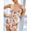 Kadın Çiçek Desenli Fantezi Babydoll