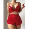 Kırmızı Şortlu Tül Fantazi Kostüm 6645