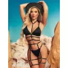 Luz&Pos Arias Closet Siyah Brit Detaylı Fantezi Jartiyer Takım