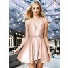 Luz&Pos Arias Closet Somon Askılı Fantezi Mini Elbise