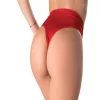 Luz&Pos Arias Closet V Metal Aksesuarlı Fantezi Kırmızı String Tanga