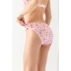 Pamuklu Desenli, 3lü Slip Külot Pembe (mgp2961)