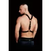 Perçin Detaylı Şık Deri Erkek  Göğüs Harness - Brfm108