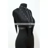 Püskül Ve Deri Büstiyer Harness, Püsküllü Clubwear, Deri Büstiyer - Brf767