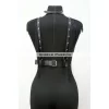 Püskül Ve Deri Büstiyer Harness, Püsküllü Clubwear, Deri Büstiyer - Brf767
