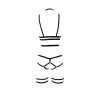 String - Sütyen Jartiyer Harness Takım - Brf142