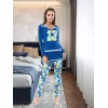 Uzun Kol Kadın Pijama Takım 1118