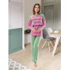 Uzun Kol Kadın Pijama Takım 1120